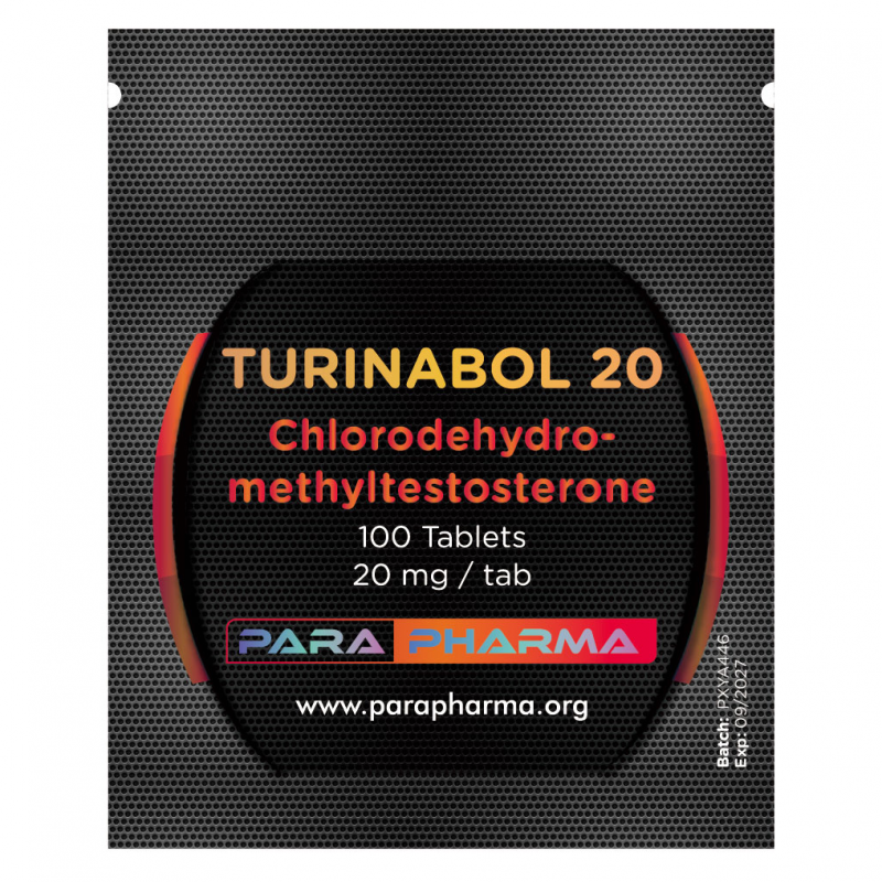 Turinabol 20mg/tab Chlorodehydromethyltestosterone